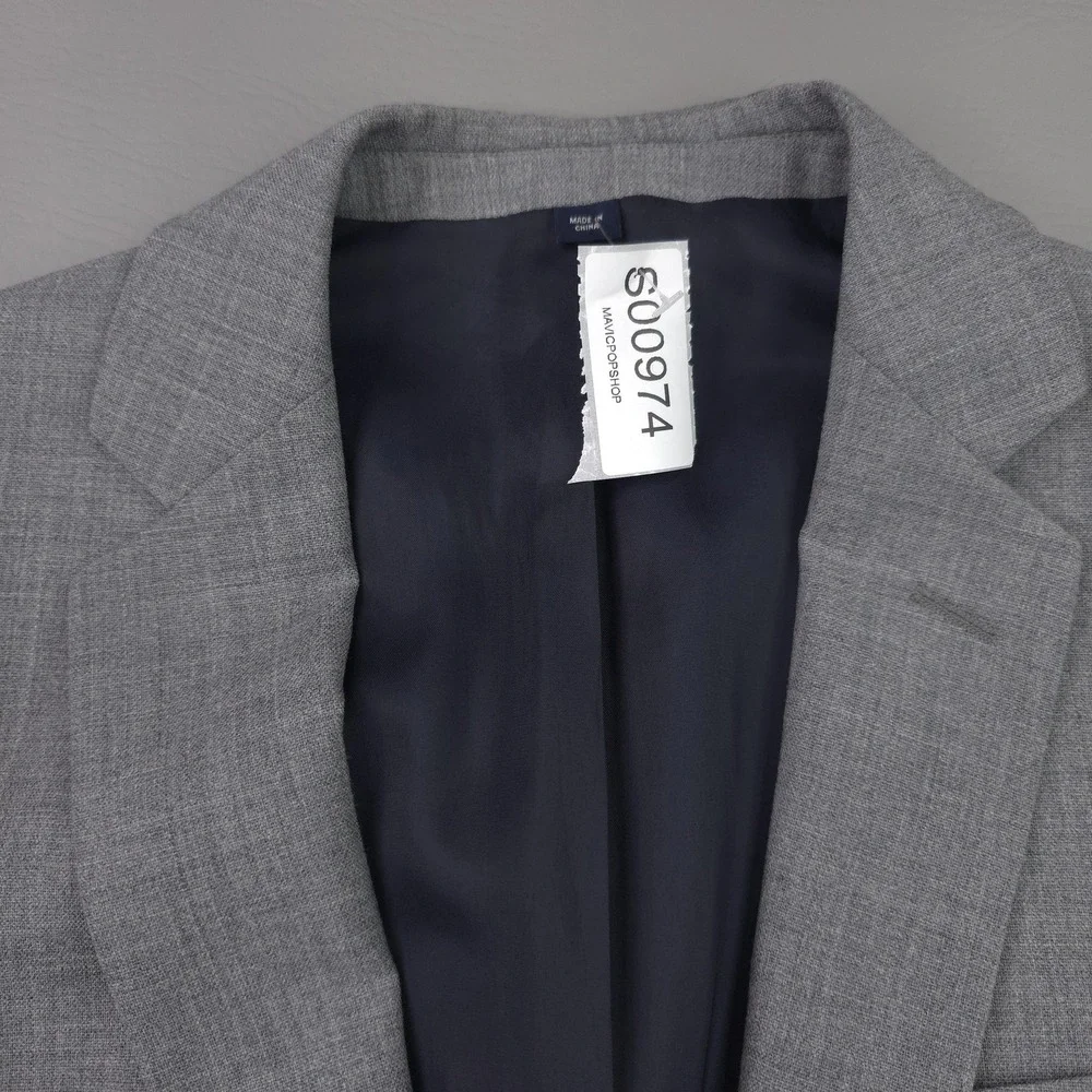J Crew Blazer Mens 36 Short Gray Wool Thompson Classic Fit Suit Jacket Preppy